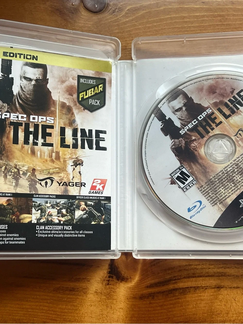 Spec Ops: The Line -Sony PlayStation 3 Includes Insert